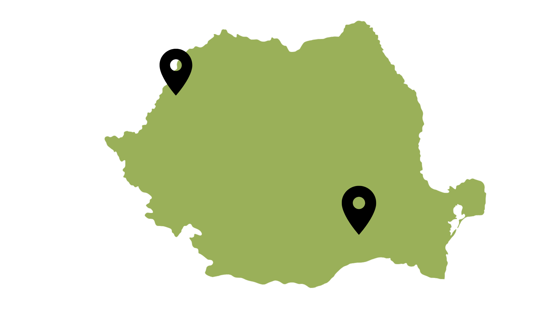 harta romaniei cu locatiile noastre esg